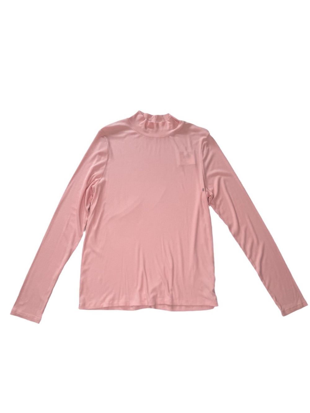 💕 2/$25 NWT American Eagle Outfitters Light Pink Long Sleeve Mock Neck Top XL